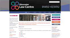 Desktop Screenshot of gloucesterlawcentre.co.uk