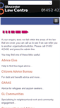 Mobile Screenshot of gloucesterlawcentre.co.uk